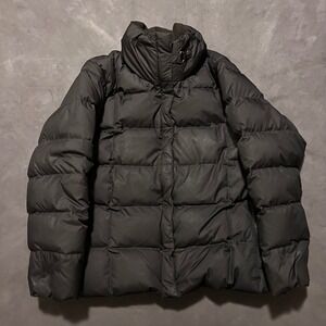 Eddie Bauer EB700 Down Full Zi Puffer Jacket Goose‎ Down Black Womens XXL 2XL